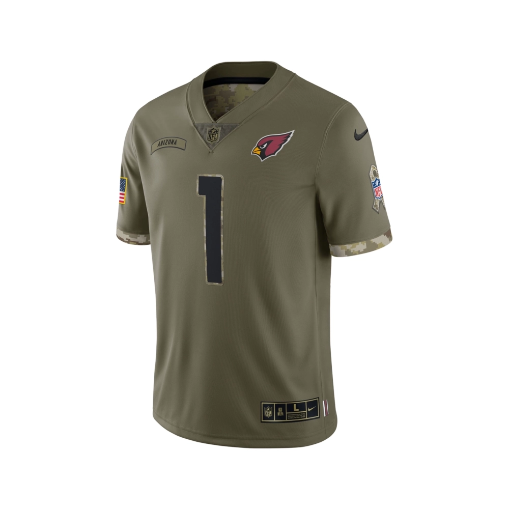 Mens Arizona Cardinals Olive 2022 Salute To Service Limited Jersey