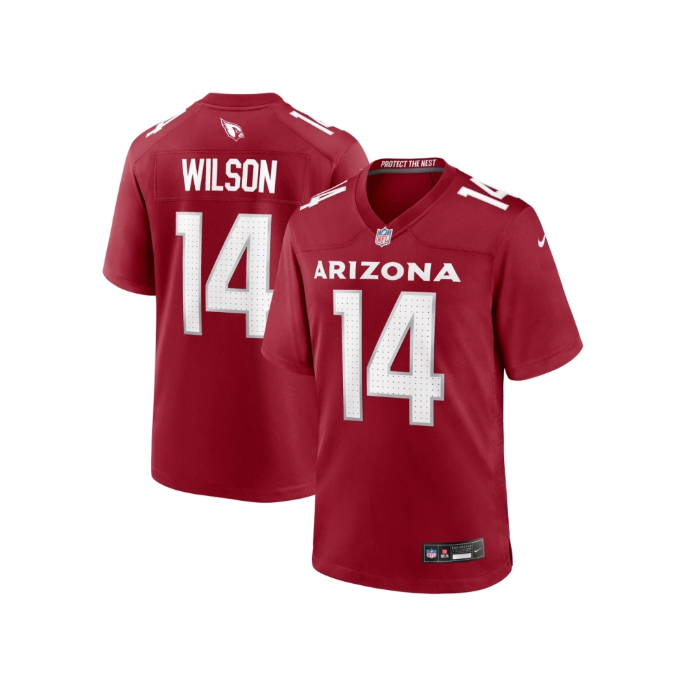 Mens Arizona Cardinals Michael Wilson Cardinal Team Game Jersey