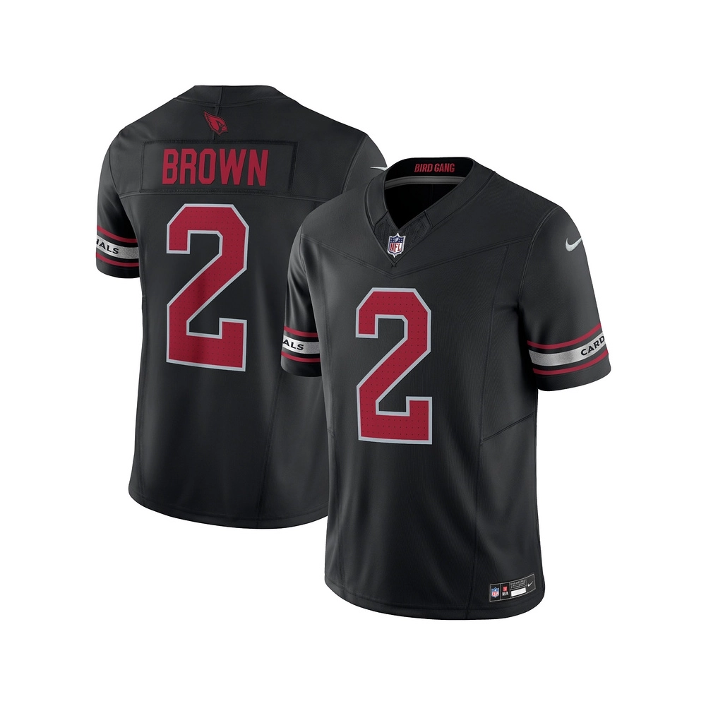 Mens Arizona Cardinals Marquise Brown Black Vapor F.U.S.E. Limited Jersey