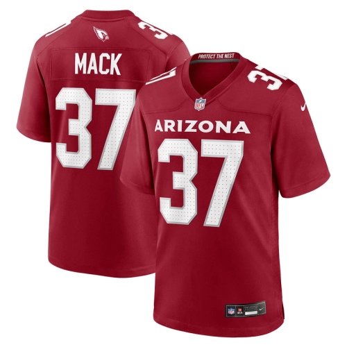 Mens Arizona Cardinals Marlon Mack Cardinal Team Game Jersey
