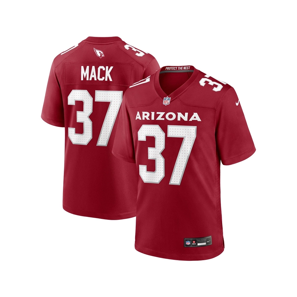 Mens Arizona Cardinals Marlon Mack Cardinal Team Game Jersey
