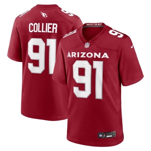 Mens Arizona Cardinals L.J. Collier Cardinal Game Player Jersey