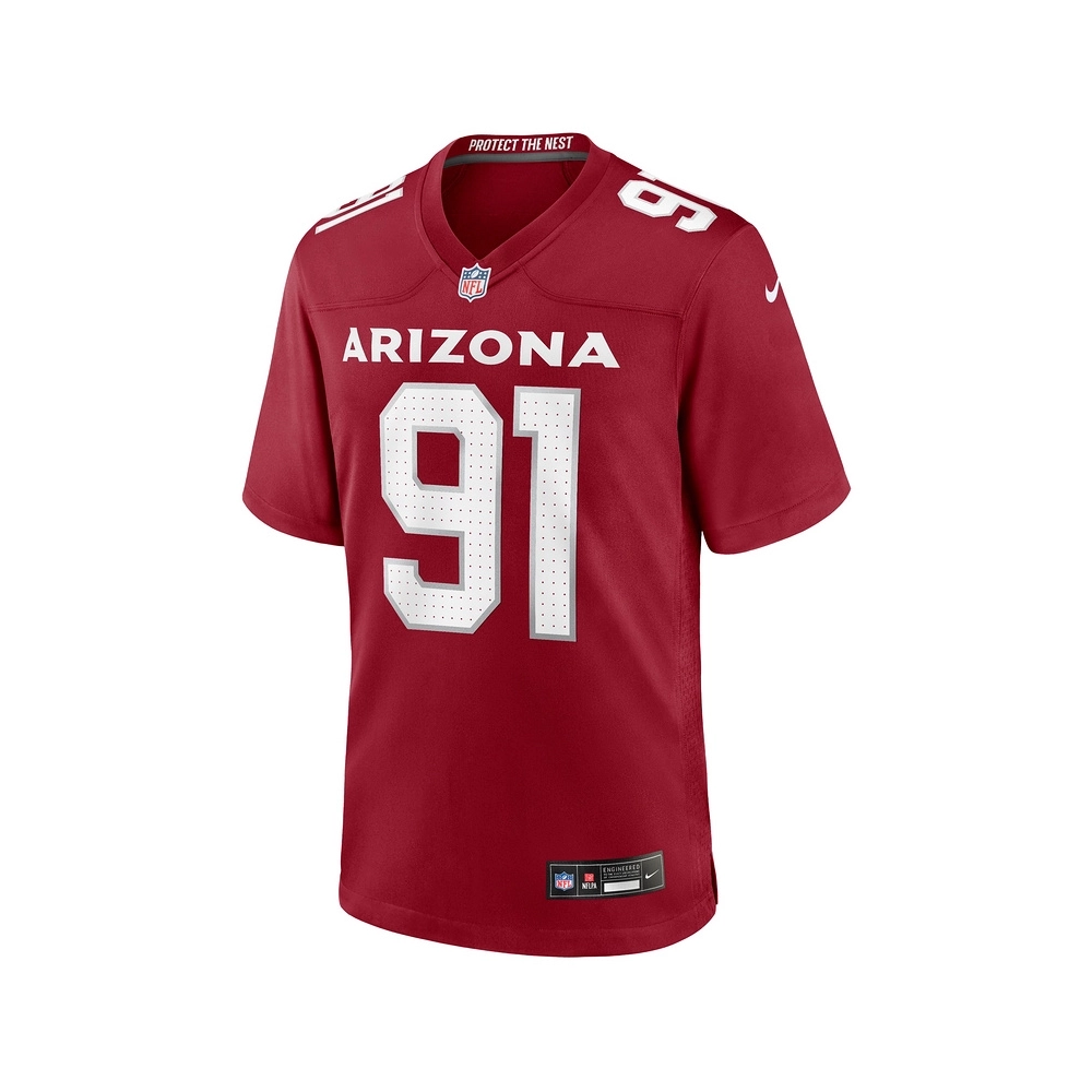 Mens Arizona Cardinals L.J. Collier Cardinal Game Player Jersey