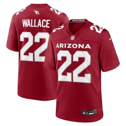Mens Arizona Cardinals KVon Wallace Cardinal Team Game Jersey