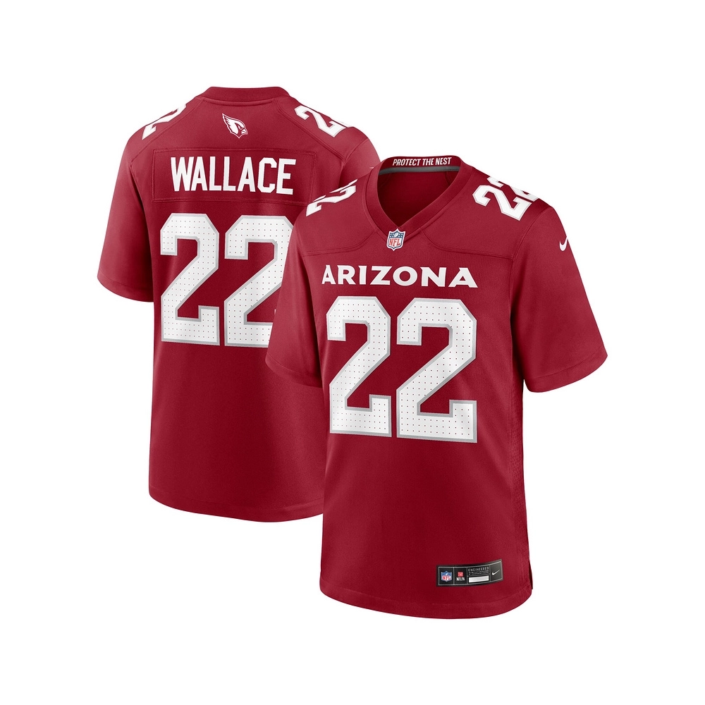 Mens Arizona Cardinals KVon Wallace Cardinal Team Game Jersey
