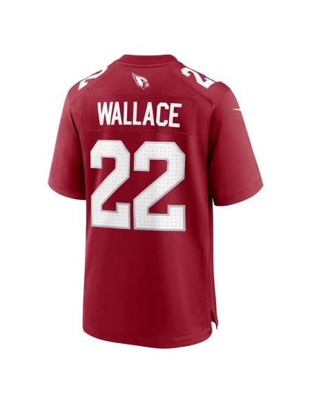 Mens Arizona Cardinals KVon Wallace Cardinal Team Game Jersey