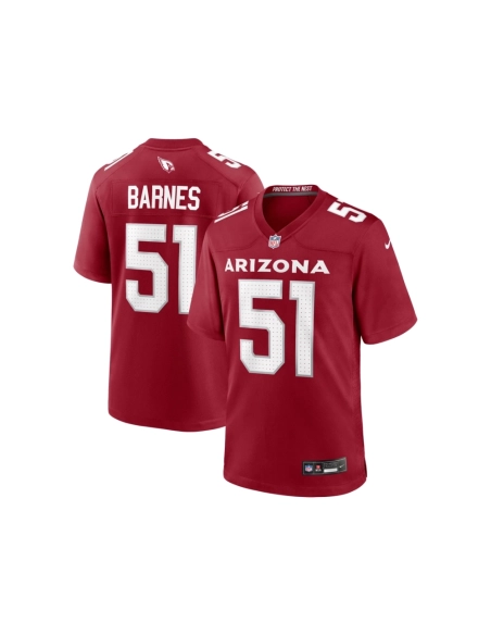 Mens Arizona Cardinals Krys Barnes Cardinal Team Game Jersey