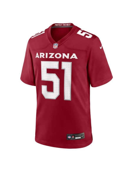 Mens Arizona Cardinals Krys Barnes Cardinal Team Game Jersey