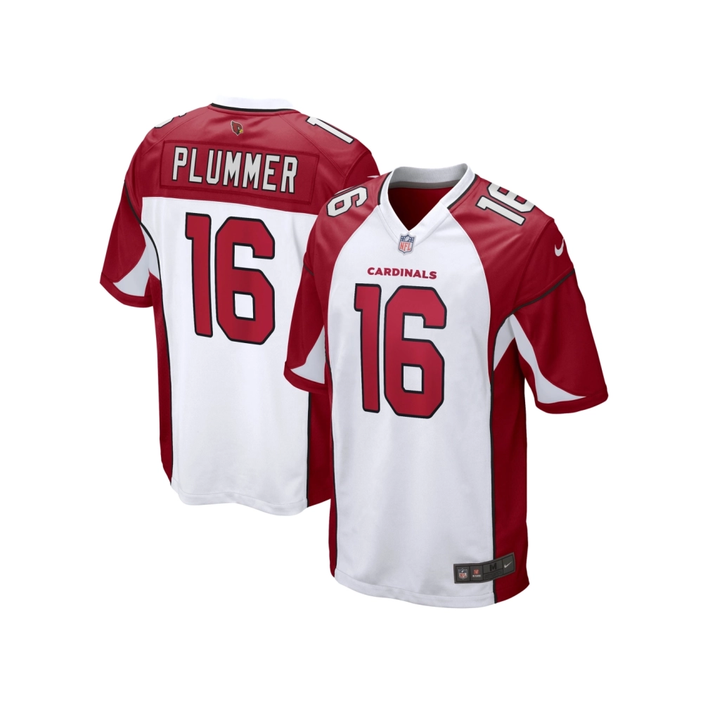 Mens Arizona Cardinals Jake Plummer White Retired Player Game Jersey