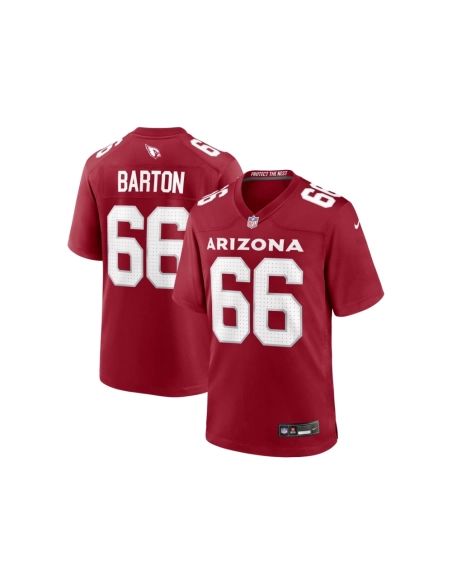 Mens Arizona Cardinals Jackson Barton Cardinal Team Game Jersey