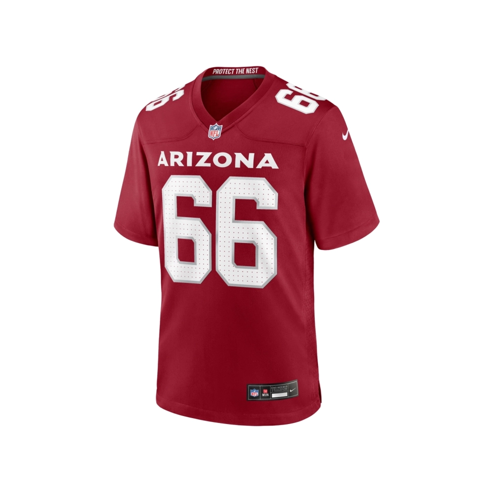 Mens Arizona Cardinals Jackson Barton Cardinal Team Game Jersey