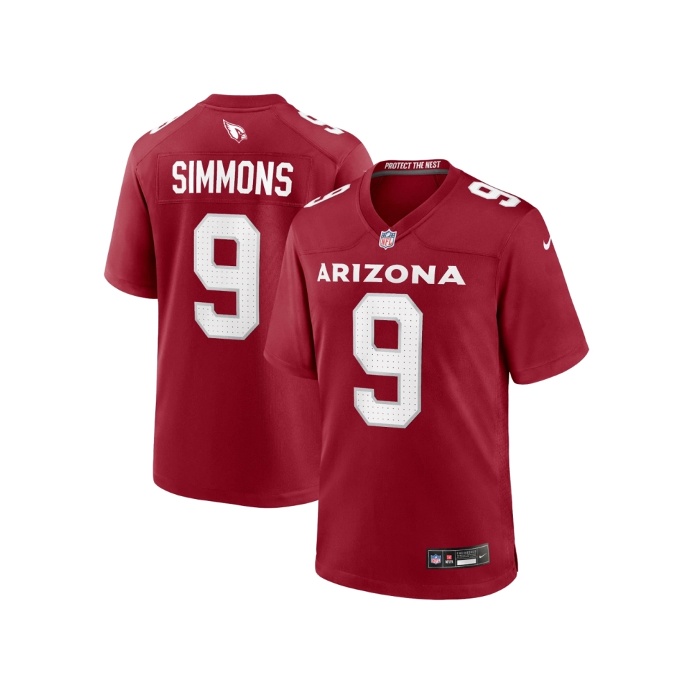 Mens Arizona Cardinals Isaiah Simmons Cardinal Game Player Jersey
