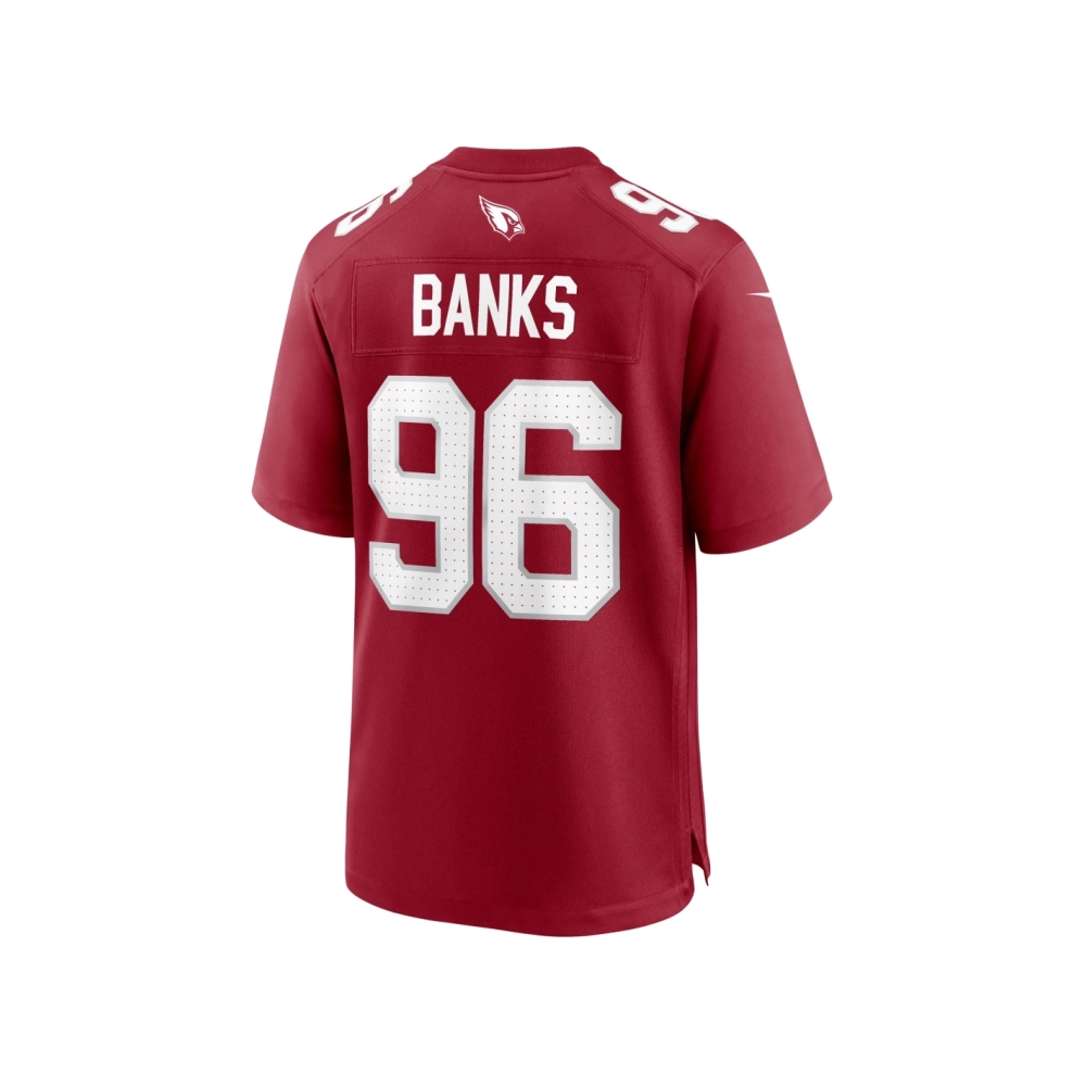 Mens Arizona Cardinals Eric Banks Cardinal Game Jersey