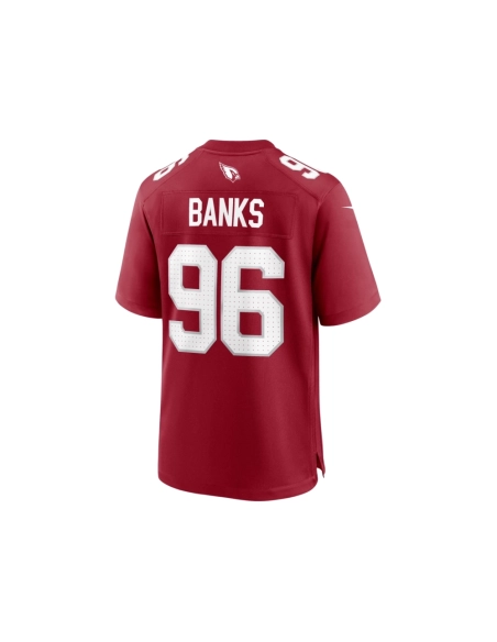 Mens Arizona Cardinals Eric Banks Cardinal Game Jersey