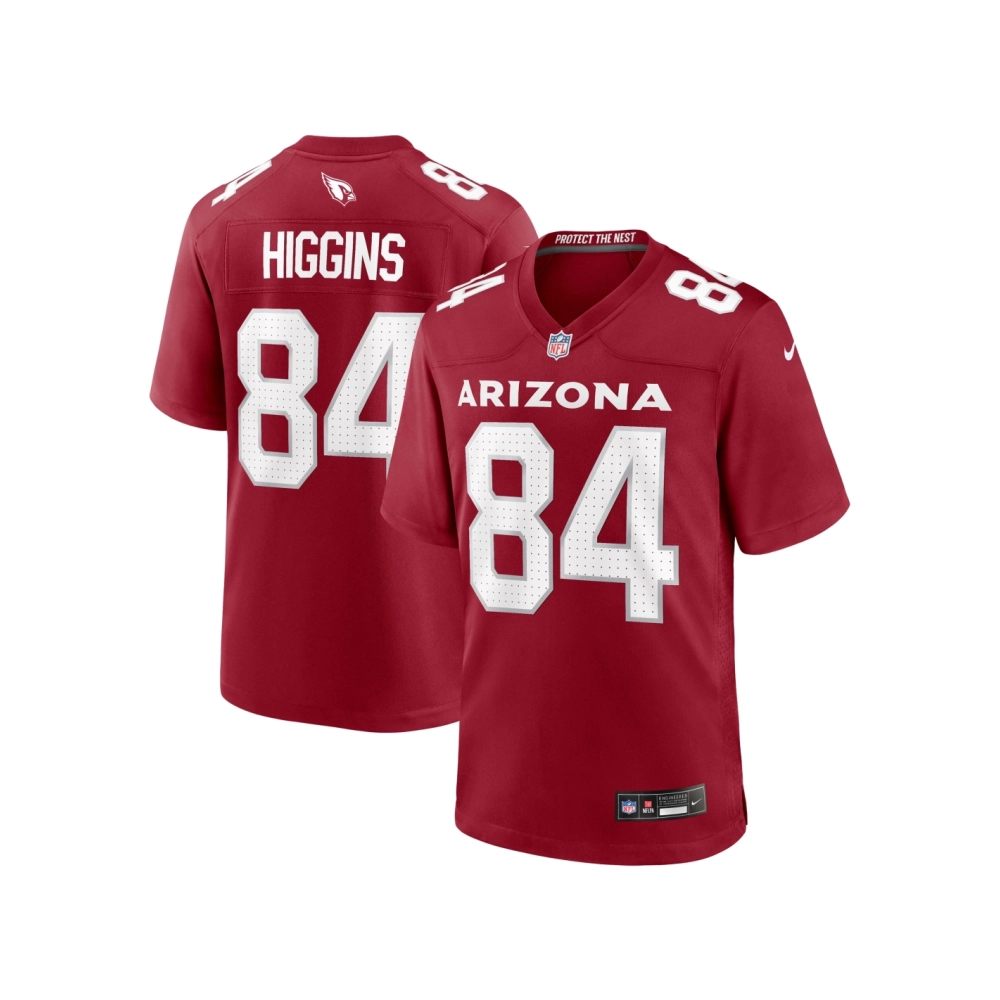 Mens Arizona Cardinals Elijah Higgins Cardinal Team Game Jersey