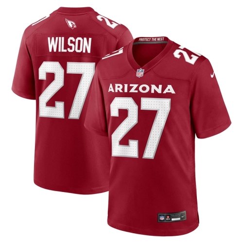 Mens Arizona Cardinals Divaad Wilson Cardinal Team Game Jersey