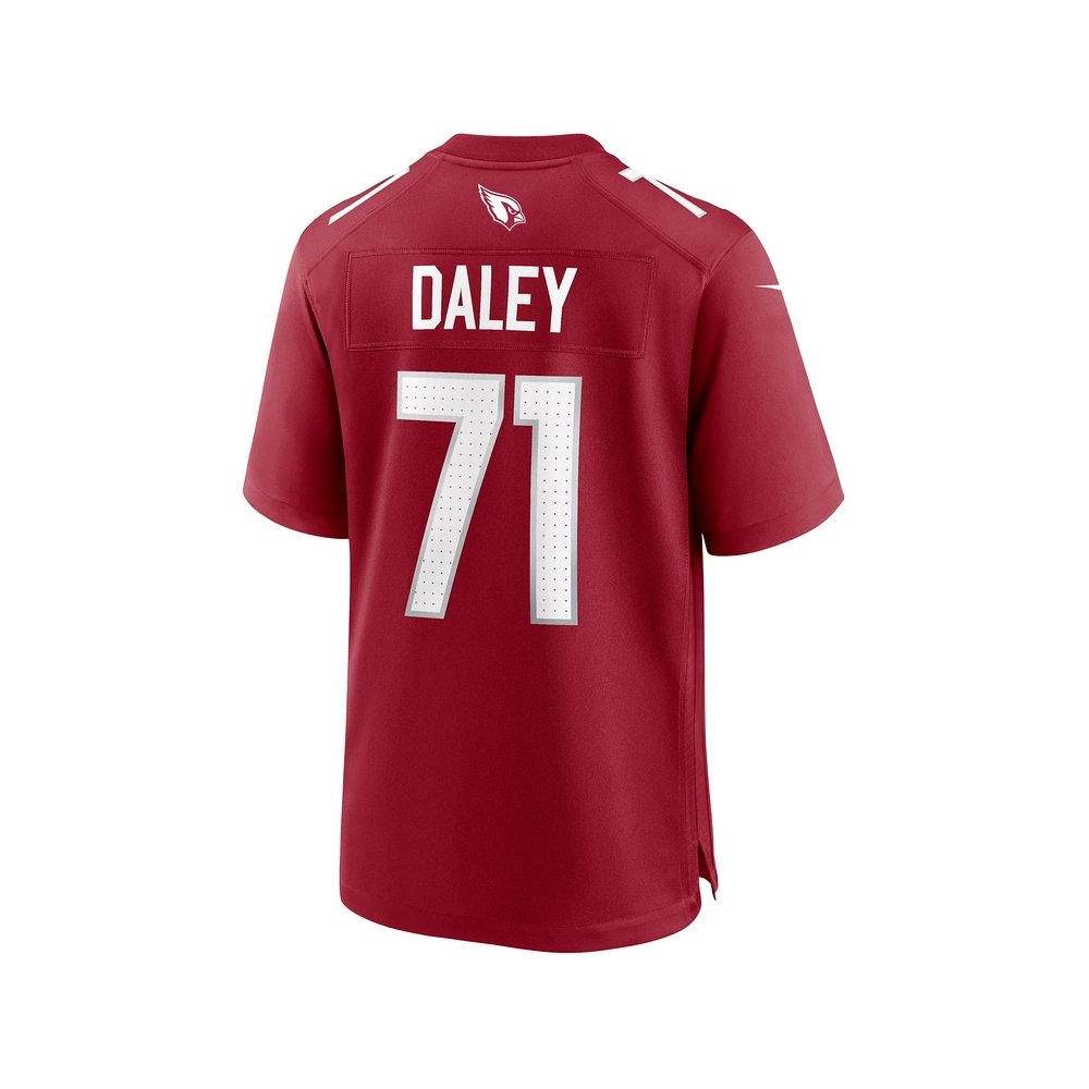 Mens Arizona Cardinals Dennis Daley Cardinal Game Player Jersey