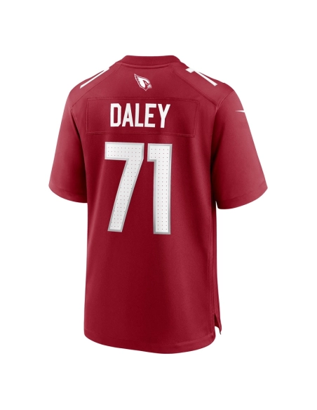 Mens Arizona Cardinals Dennis Daley Cardinal Game Player Jersey