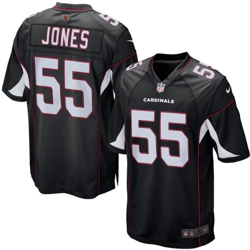 Mens Arizona Cardinals Chandler Jones Black Game Jersey
