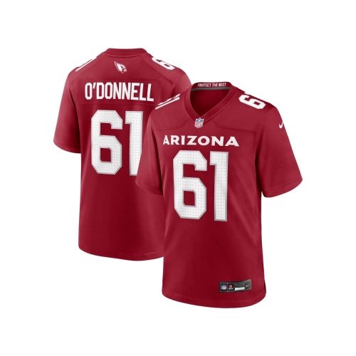 Mens Arizona Cardinals Carter ODonnell Cardinal Team Game Jersey