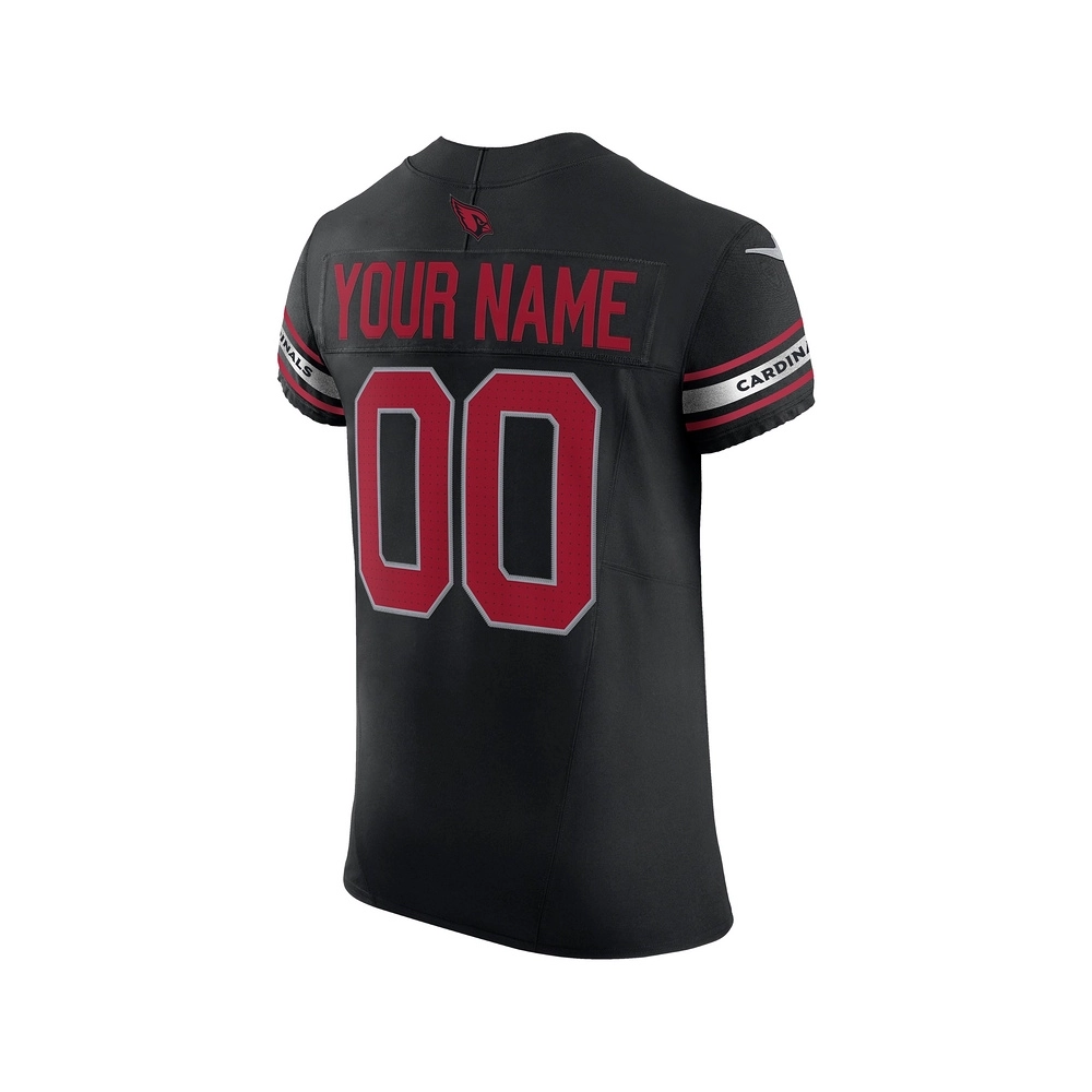 Mens Arizona Cardinals Black Vapor F.U.S.E. Elite Custom Jersey