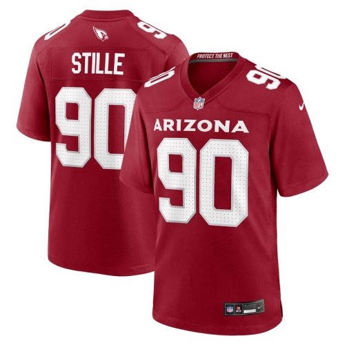 Mens Arizona Cardinals Ben Stille Cardinal Team Game Jersey