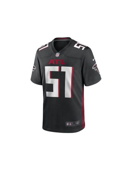 Mens DeAngelo Malone Atlanta Falcons Black Game Player Jersey