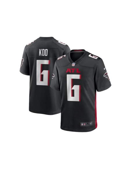 Mens Atlanta Falcons Younghoe Koo Black Team Game Jersey