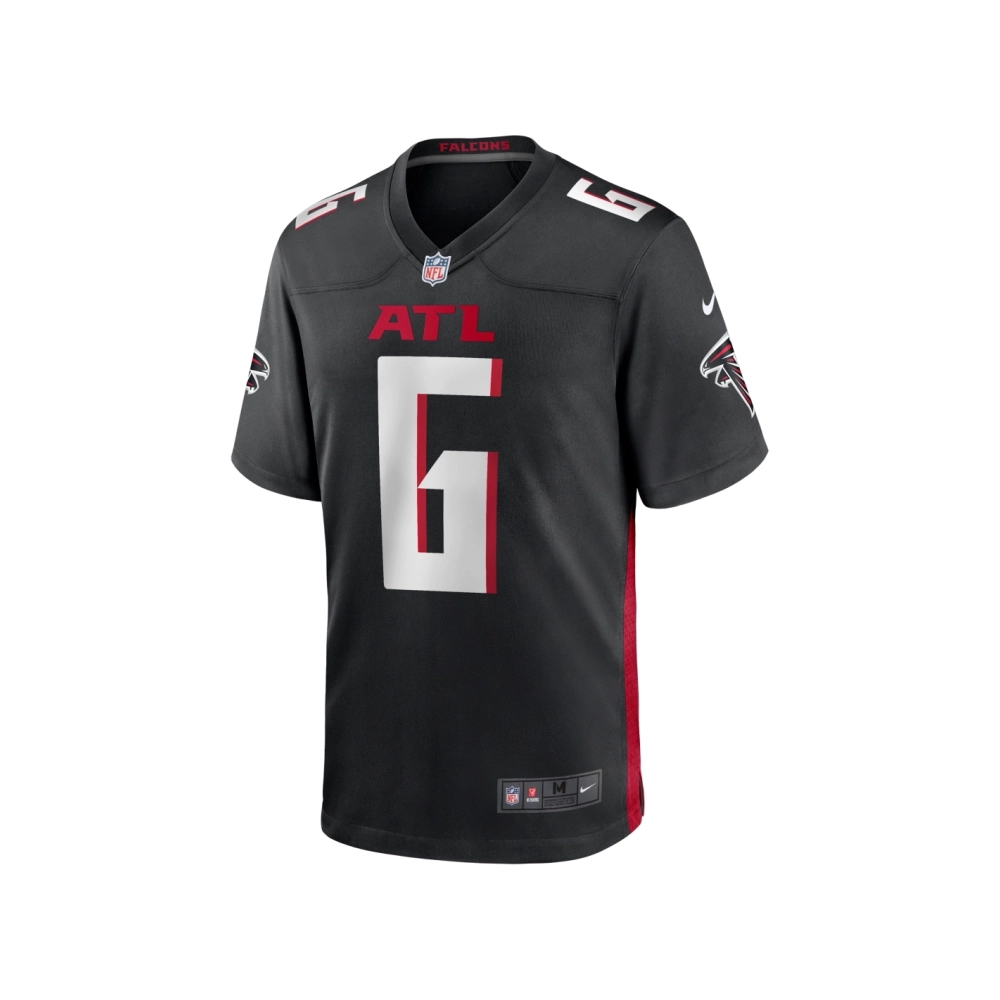 Mens Atlanta Falcons Younghoe Koo Black Team Game Jersey