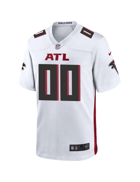 Mens Atlanta Falcons White Custom Game Jersey
