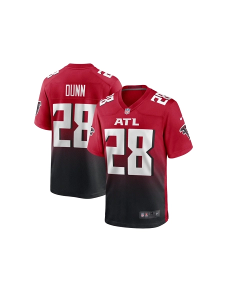 Mens Atlanta Falcons Warrick Dunn Red Retired Player Alternate Game Jersey