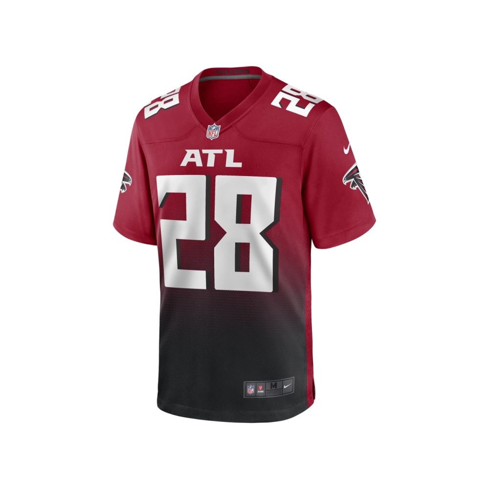 Mens Atlanta Falcons Warrick Dunn Red Retired Player Alternate Game Jersey