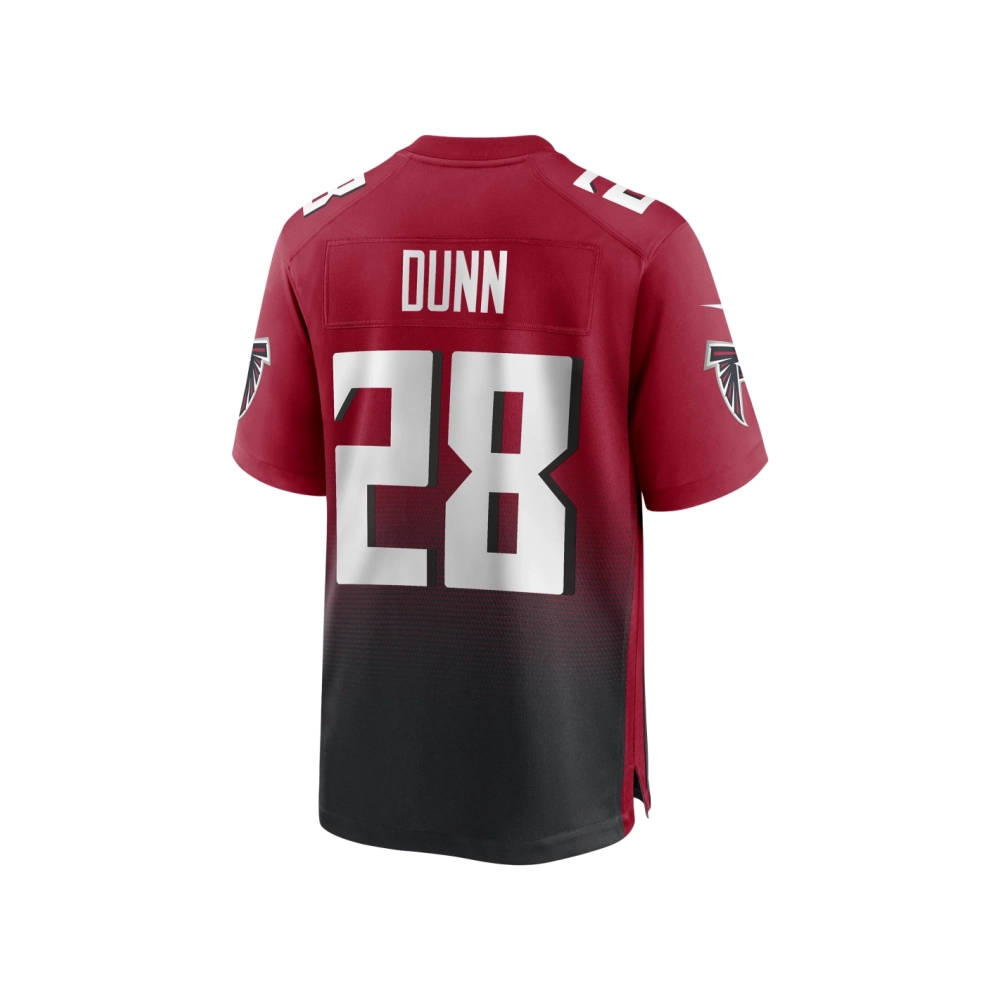 Mens Atlanta Falcons Warrick Dunn Red Retired Player Alternate Game Jersey