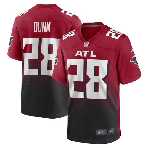 Mens Atlanta Falcons Warrick Dunn Red Retired Player Alternate Game Jersey