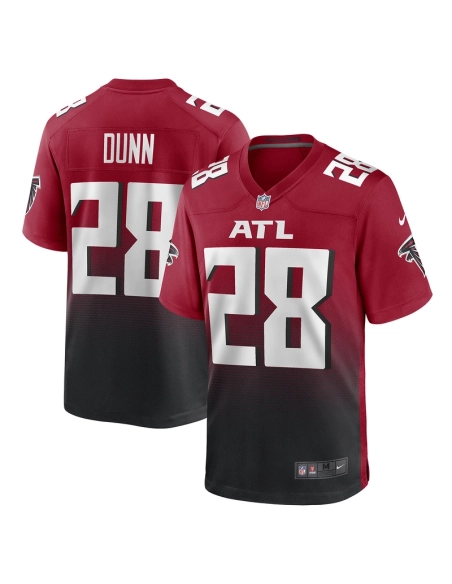 Mens Atlanta Falcons Warrick Dunn Red Retired Player Alternate Game Jersey