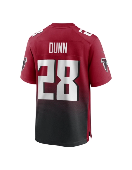 Mens Atlanta Falcons Warrick Dunn Red Retired Player Alternate Game Jersey