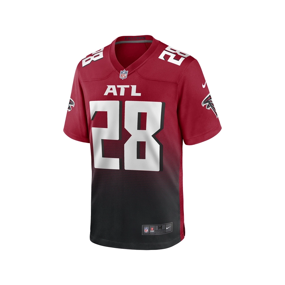 Mens Atlanta Falcons Warrick Dunn Red Retired Player Alternate Game Jersey