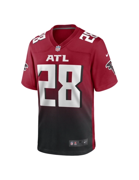 Mens Atlanta Falcons Warrick Dunn Red Retired Player Alternate Game Jersey