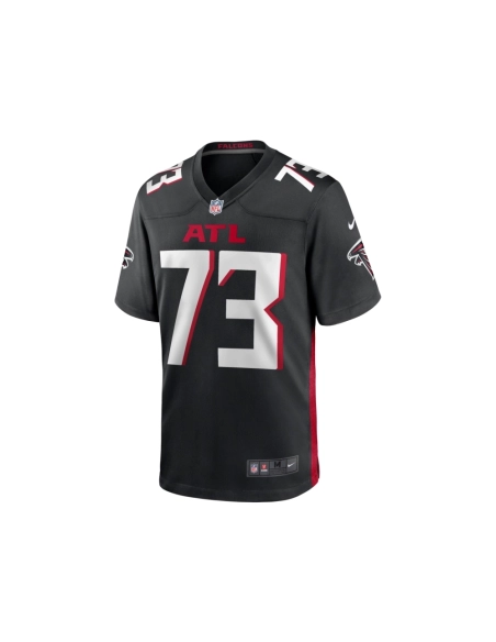 Mens Atlanta Falcons Tyler Vrabel Black Player Game Jersey