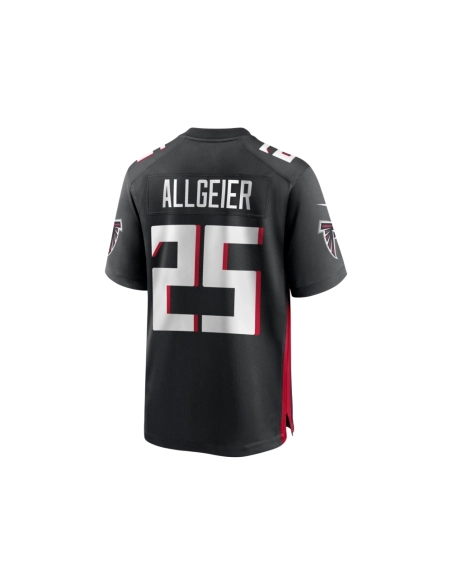Mens Atlanta Falcons Tyler Allgeier Black Player Game Jersey