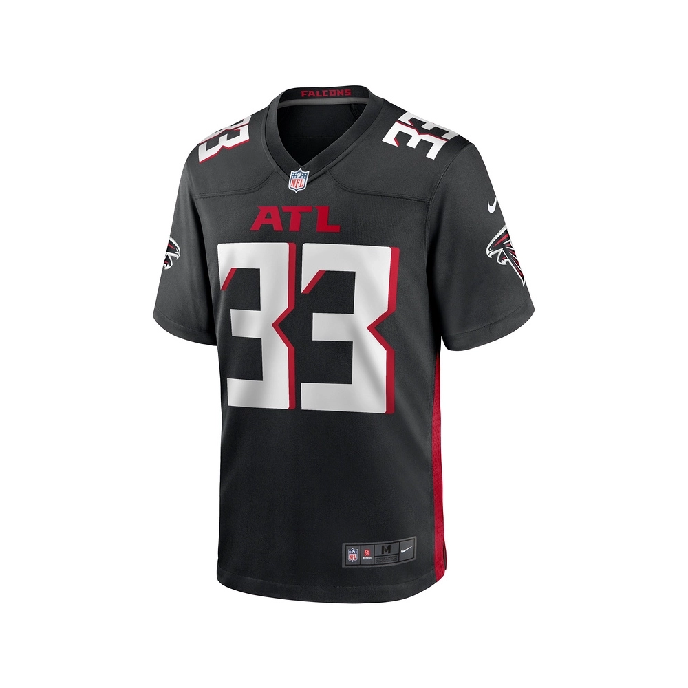 Mens Atlanta Falcons Tre Flowers Black Team Game Jersey