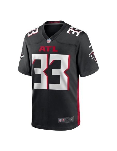 Mens Atlanta Falcons Tre Flowers Black Team Game Jersey