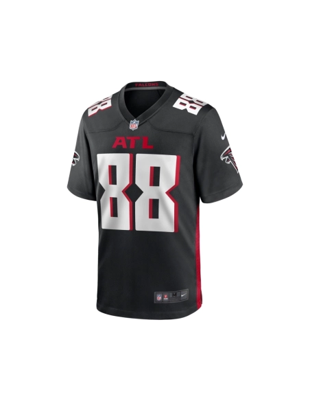 Mens Atlanta Falcons Tony Gonzalez Black Game Retired Player Jersey