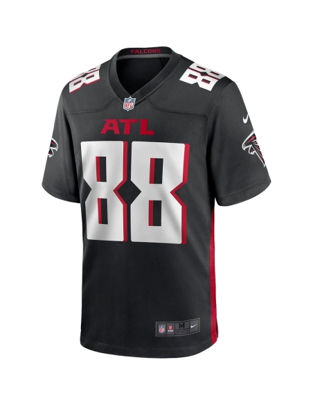 Mens Atlanta Falcons Tony Gonzalez Black Game Retired Player Jersey