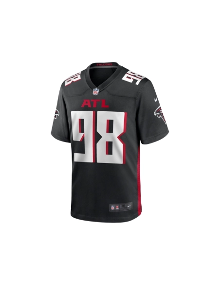 Mens Atlanta Falcons Timmy Horne Black Game Player Jersey