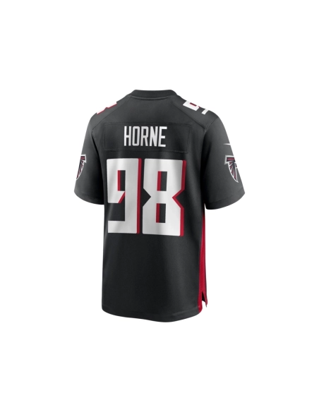 Mens Atlanta Falcons Timmy Horne Black Game Player Jersey