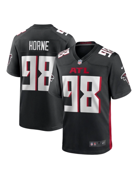 Mens Atlanta Falcons Timmy Horne Black Game Player Jersey