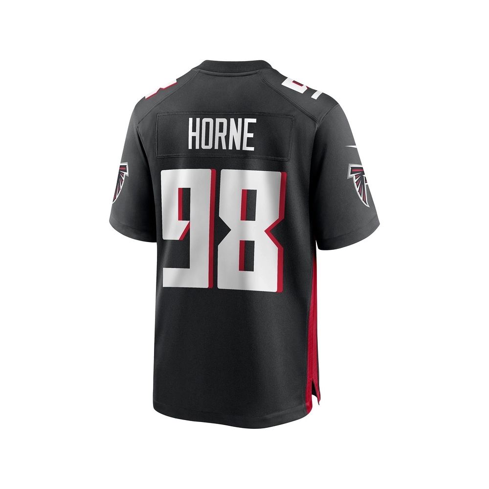 Mens Atlanta Falcons Timmy Horne Black Game Player Jersey