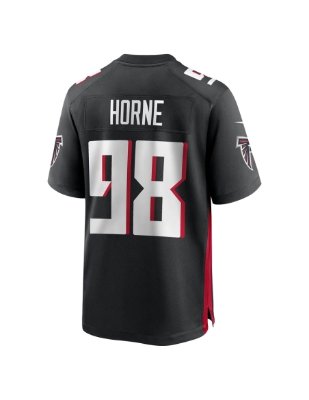 Mens Atlanta Falcons Timmy Horne Black Game Player Jersey