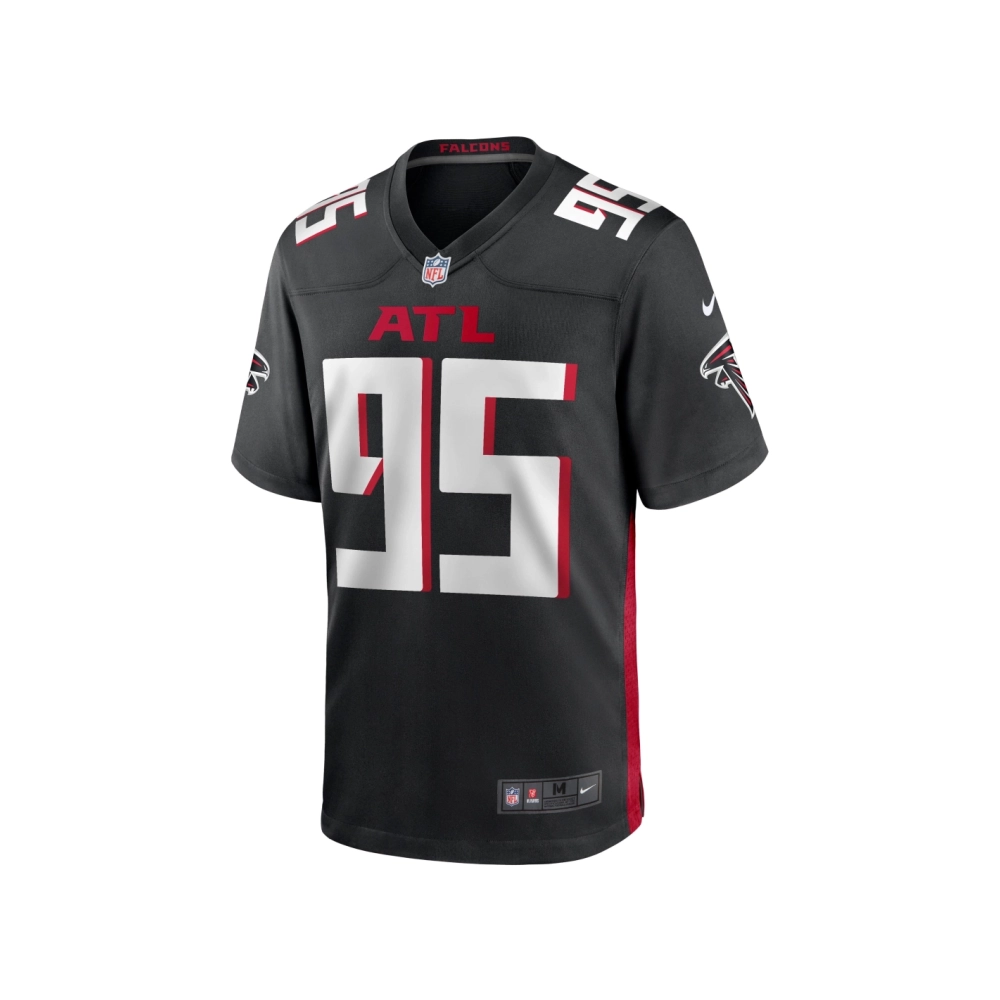 Mens Atlanta Falcons TaQuon Graham Black Game Jersey